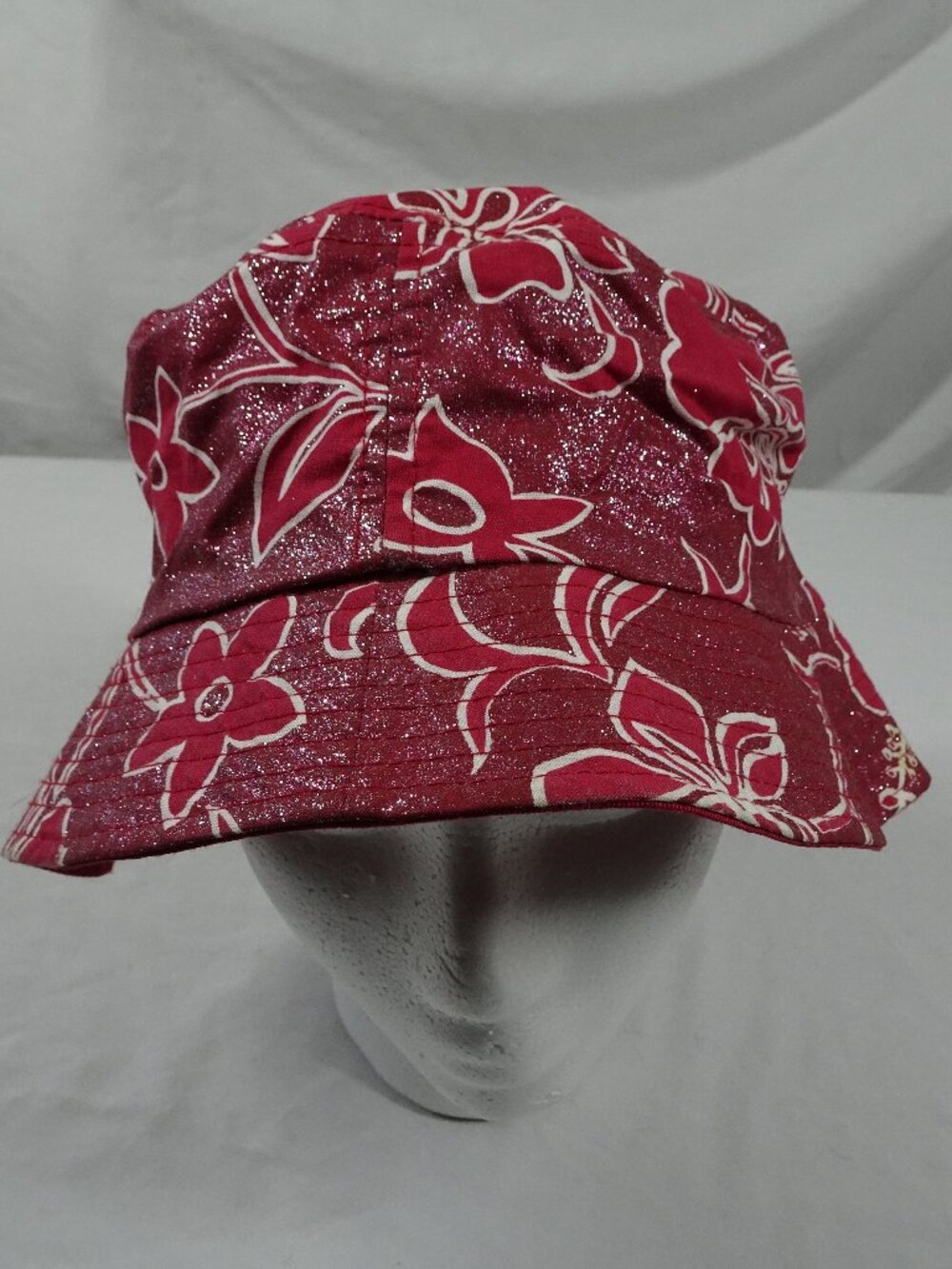 Vintage Y2K Xhilaration Floral Shiny Juniors Bucket Hat